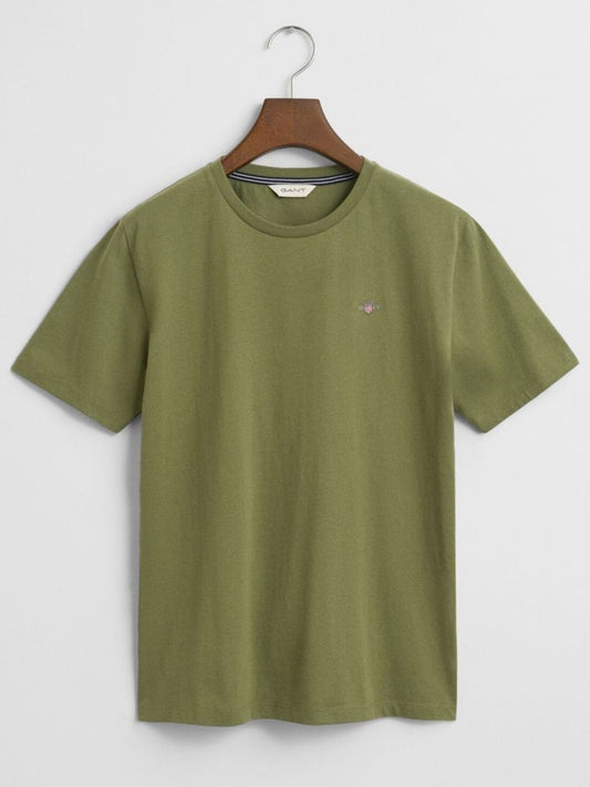 GANT Boys Solid Round Neck Cotton T-shirt