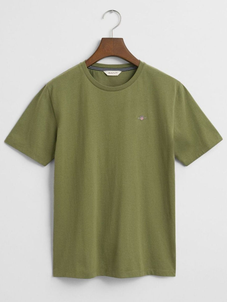 GANT Boys Solid Round Neck Cotton T-shirt