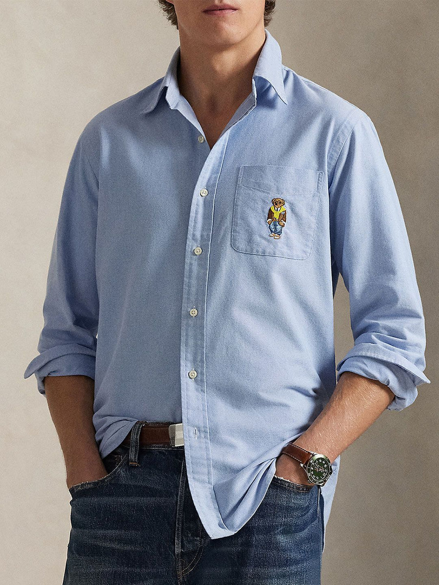 Polo Ralph Lauren Cotton Spread Collar Oxford Shirt