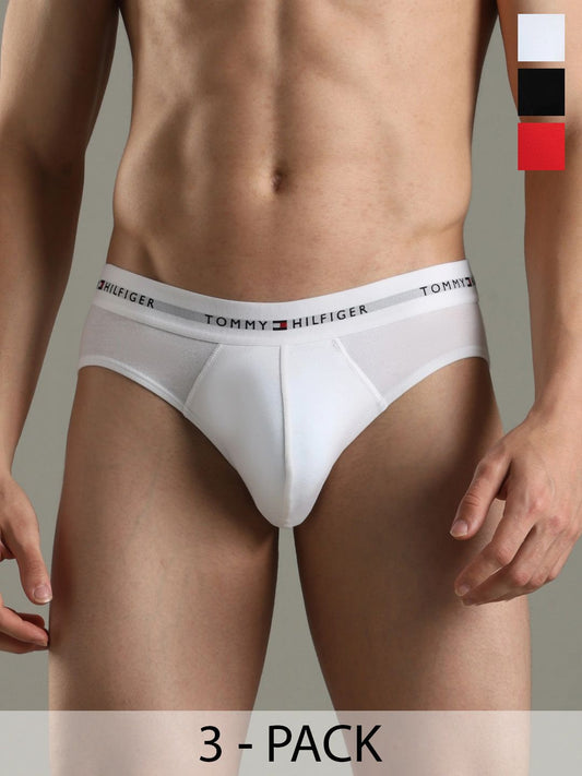 Tommy Hilfiger Pack Of 3 Low-Rise Basic Briefs