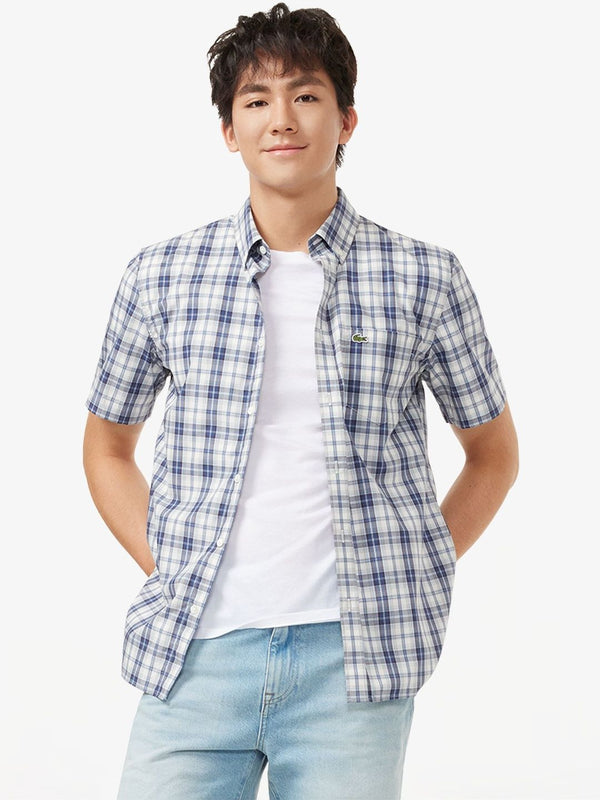 Lacoste Men Checked Casual Shirt