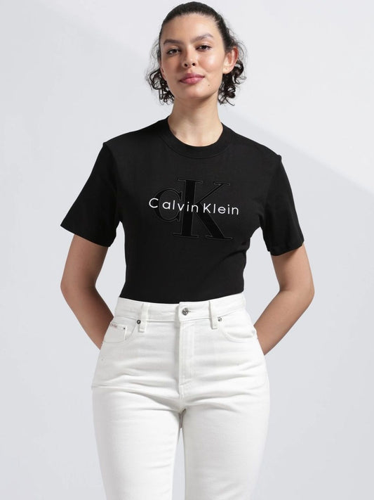 Calvin Klein Jeans Women Brand Logo Printed T-shirt