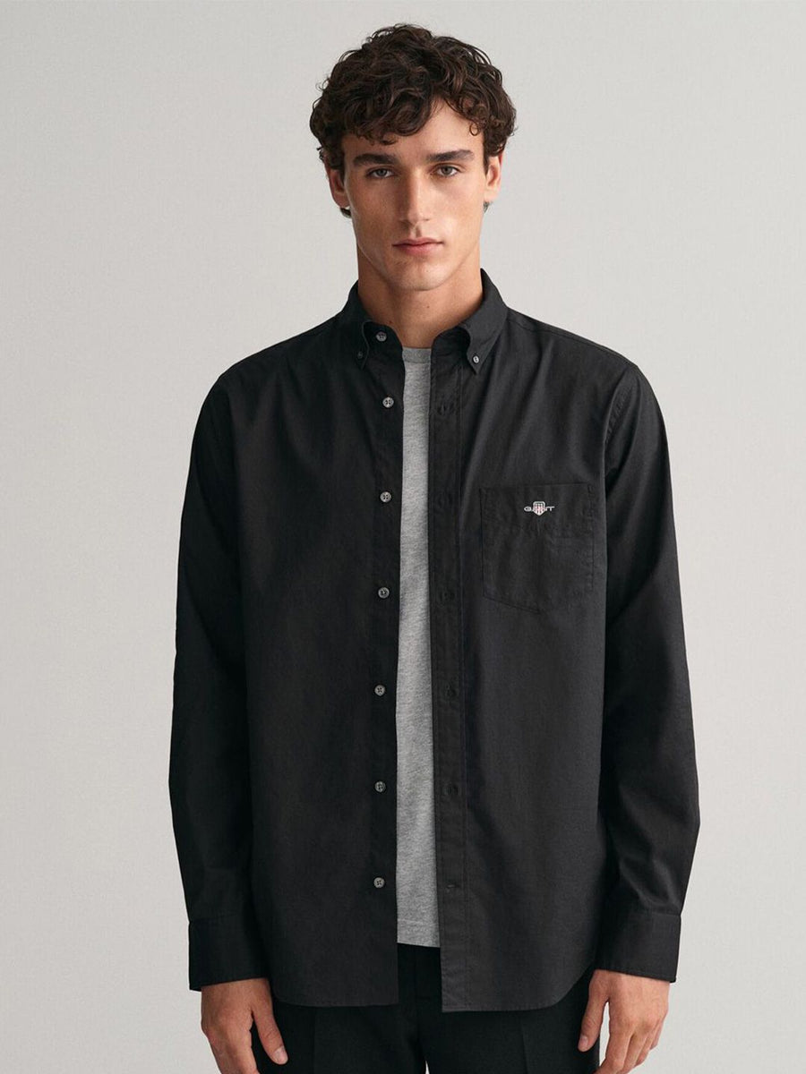 GANT Men Button-Down Collar Classic Poplin Casual Shirt