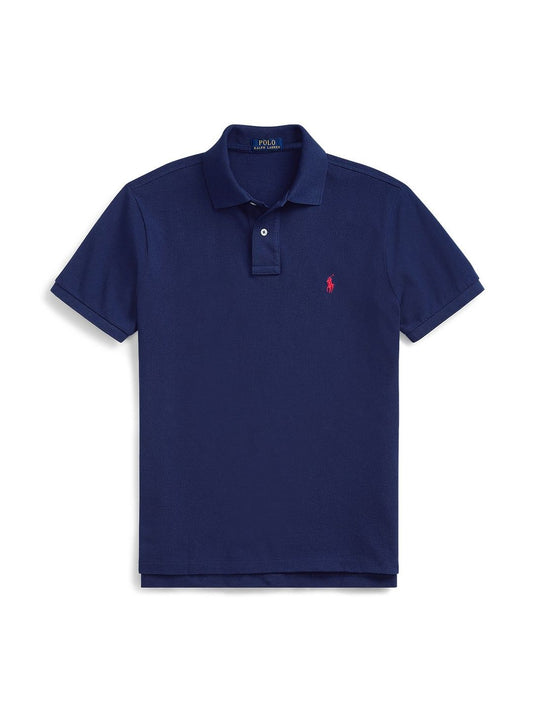 Polo Ralph Lauren Men Brand Logo Polo Collar Slim Fit T-shirt