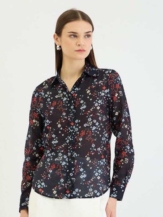GANT Women Floral Opaque Printed Casual Shirt