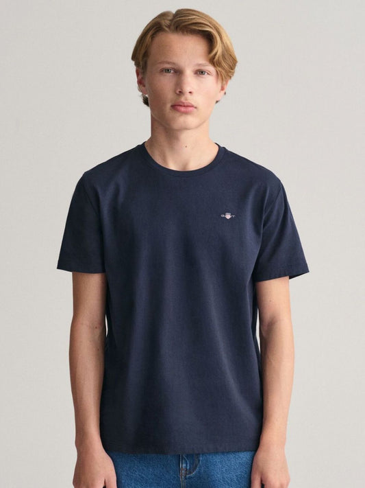 GANT Boys Round Neck Pure Cotton T-shirt