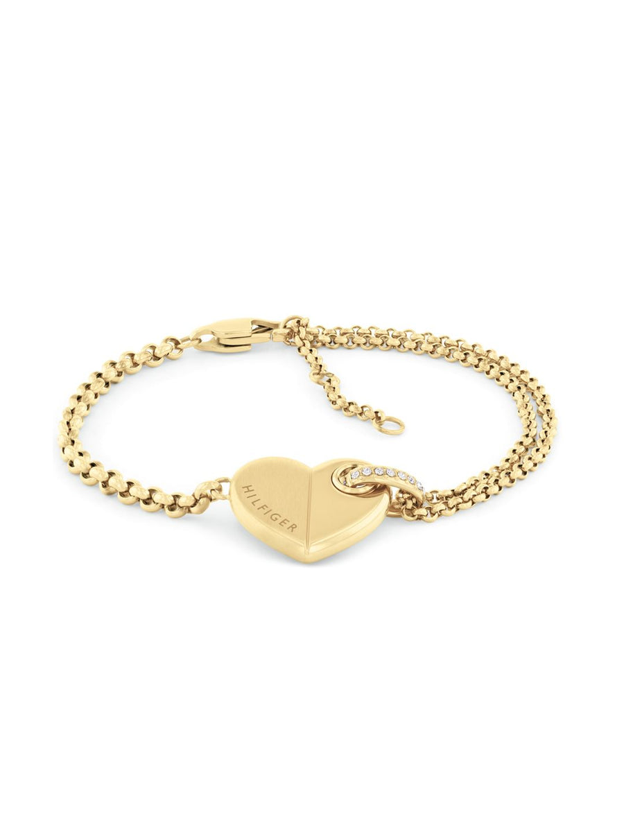 Tommy Hilfiger Women Brass-Plated Bangle-Style Bracelet