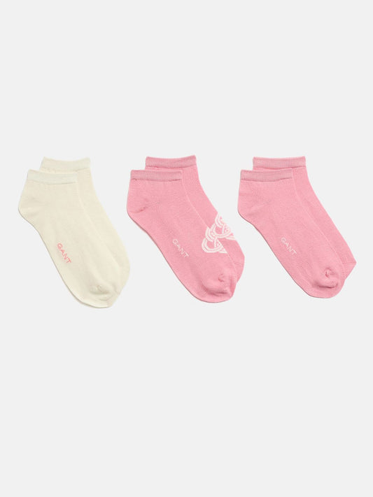 GANT Women Pack Of 3 Printed Breathable Shoe Liner Socks