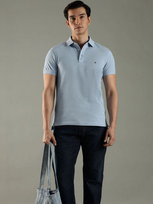 Tommy Hilfiger Men Polo Collar Slim Fit T-shirt
