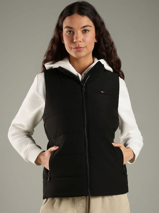Tommy Hilfiger Mock Collar Puffer Jacket