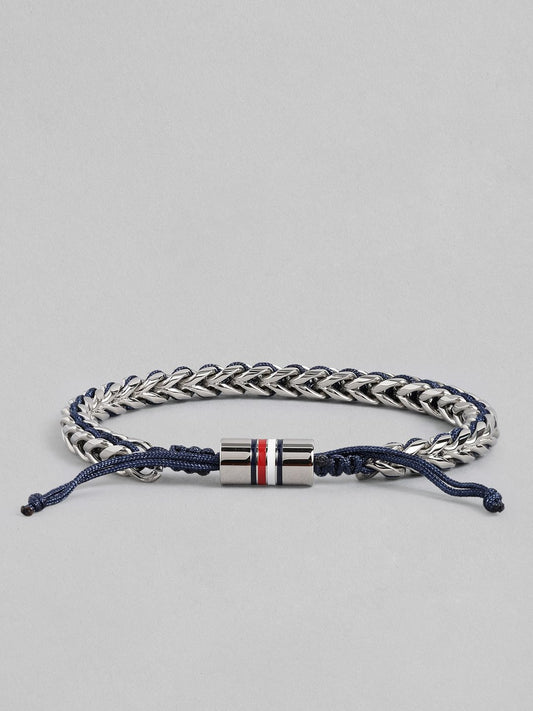 Tommy Hilfiger Men Brass-Plated Bangle-Style Bracelet