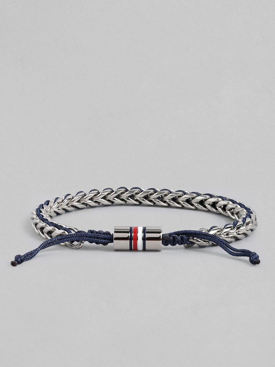 Tommy Hilfiger Men Brass-Plated Bangle-Style Bracelet