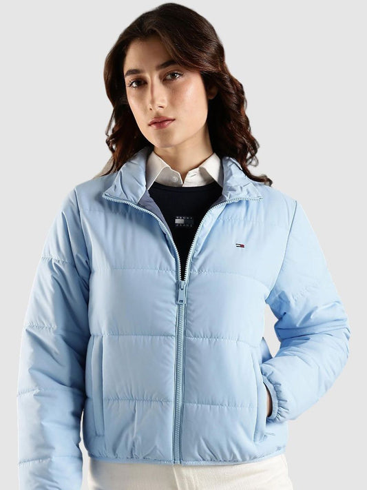 Tommy Hilfiger Europe Women Solid Regular Fit High-Neck Puffer Jacket