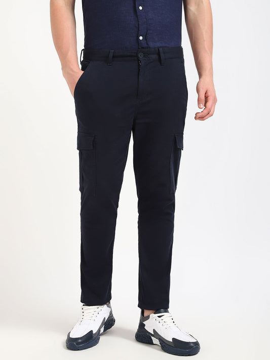 Tommy Hilfiger Men Slim Fit Mid-Rise Cargos