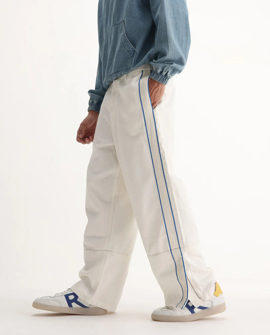 Rare Rabbit Men's Cotton Plain Baggy Fit Jeans