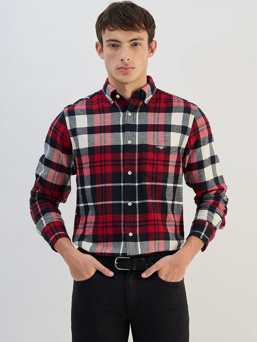 GANT Men Tartan Checks Checked Casual Shirt