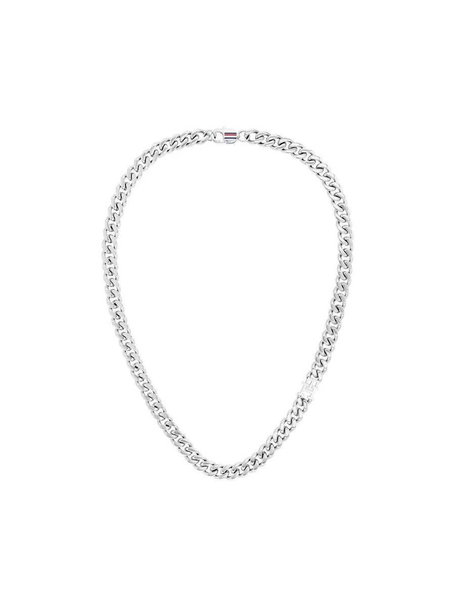 Tommy Hilfiger Men Silver-Plated Chain