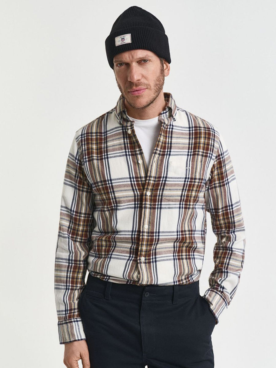 GANT Classic Checked Button Down Collar Long Sleeves Cotton Shirt
