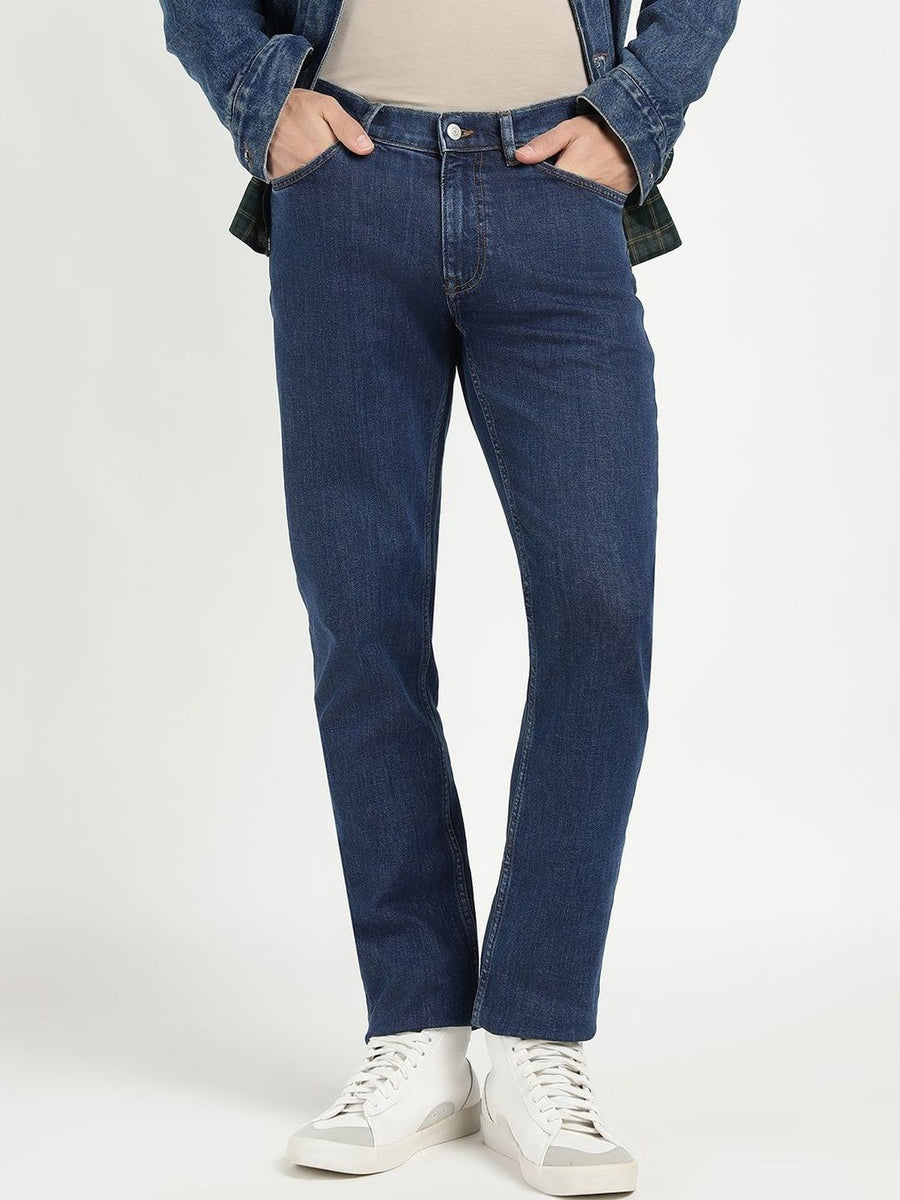 GANT Men Comfort Slim Fit Mid-Rise Light Fade Jeans