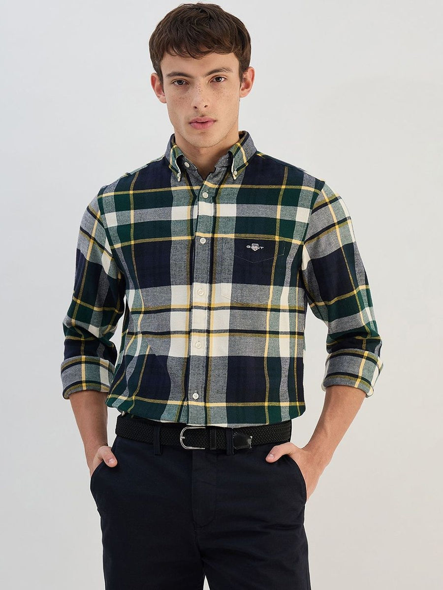 GANT Men Tartan Checks Checked Casual Shirt