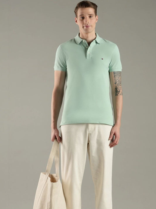 Tommy Hilfiger Men Polo Collar Slim Fit T-shirt