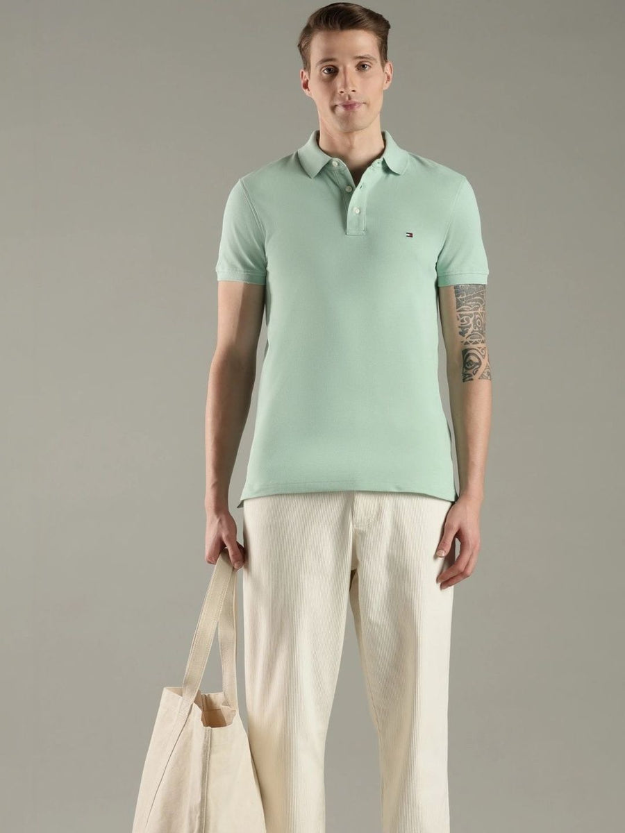 Tommy Hilfiger Men Polo Collar Slim Fit T-shirt
