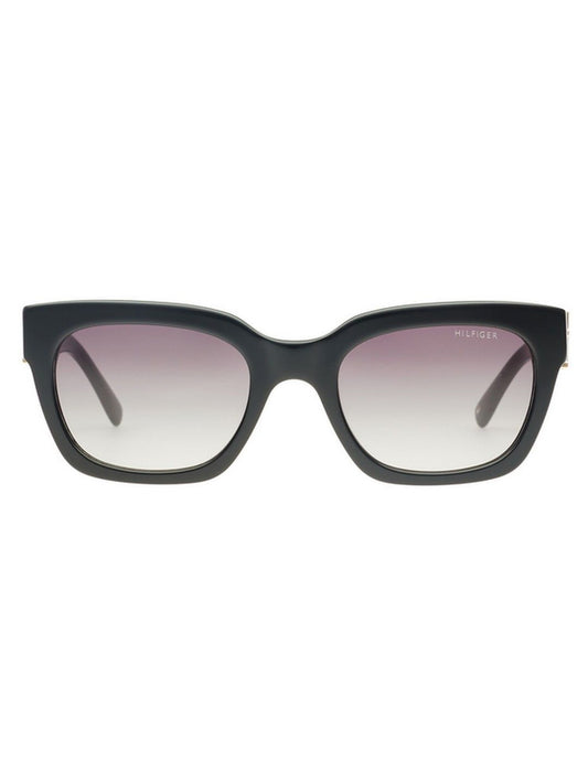 Tommy Hilfiger Women Green Lens & Black Cateye Sunglasses with