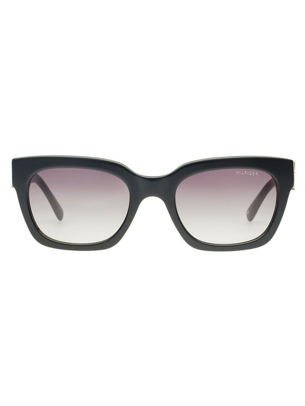 Tommy Hilfiger Women Green Lens & Black Cateye Sunglasses with