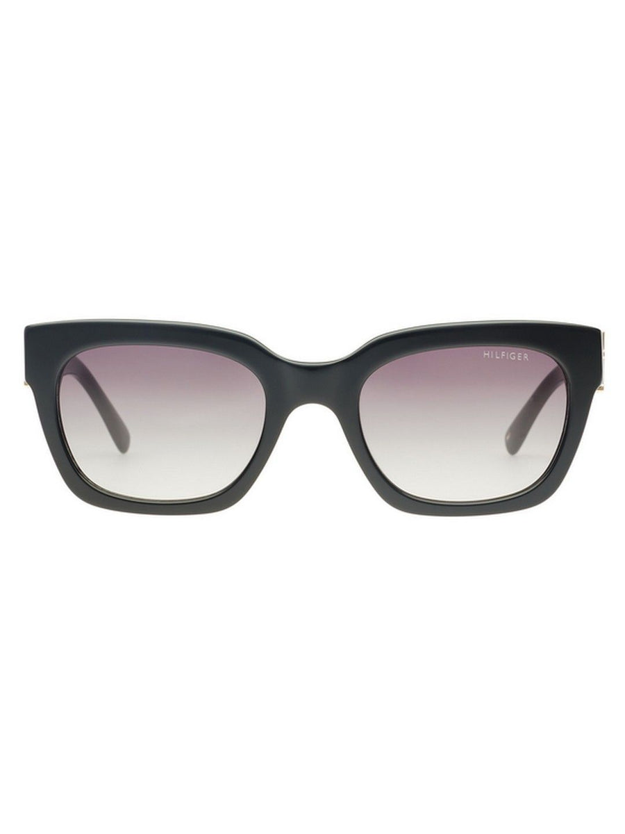 Tommy Hilfiger Women Green Lens & Black Cateye Sunglasses with