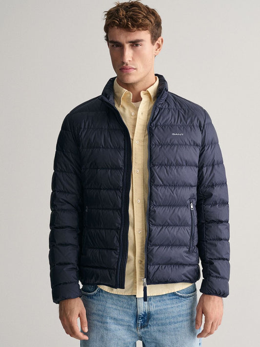 GANT Men Solid Stand Collar Puffer Jacket