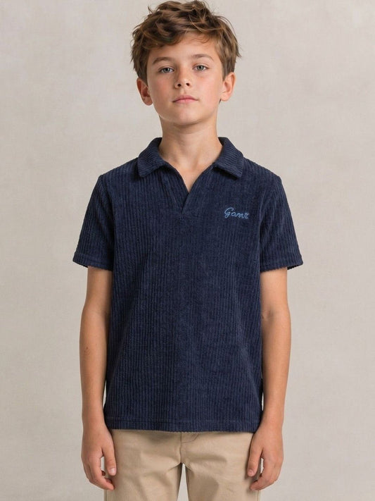 GANT Boys Brand Logo Polo Collar T-shirt