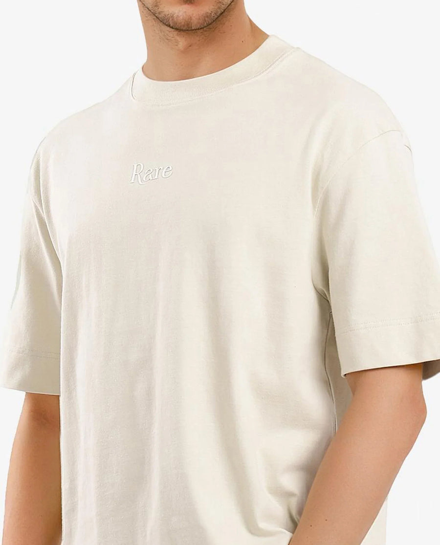 Rare Rabbit Men's Yoko Pastel Green Cotton Graphic Print Oversized Fit Half Sleeve Crew Neck T-Shirt