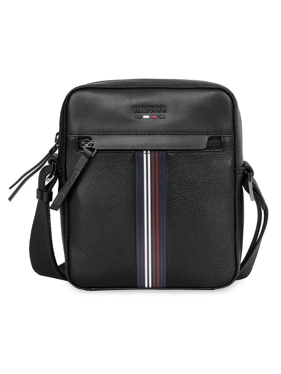 Tommy Hilfiger Unisex Leather Laptop Bag