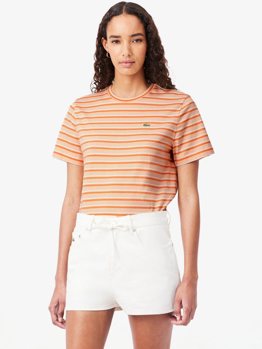 Lacoste Women Striped T-shirt