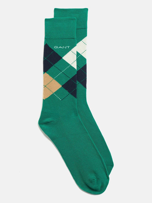 GANT Checked Calf Length Argyle Socks