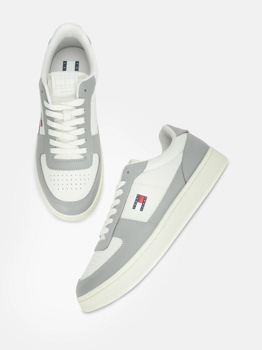 Tommy Hilfiger Men Colourblocked Leather Sneakers