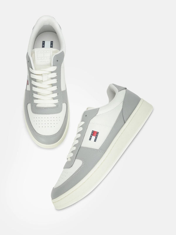 Tommy Hilfiger Men Colourblocked Leather Sneakers